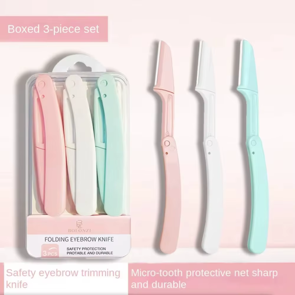 Rasoir facial pliable sûr pour femmes