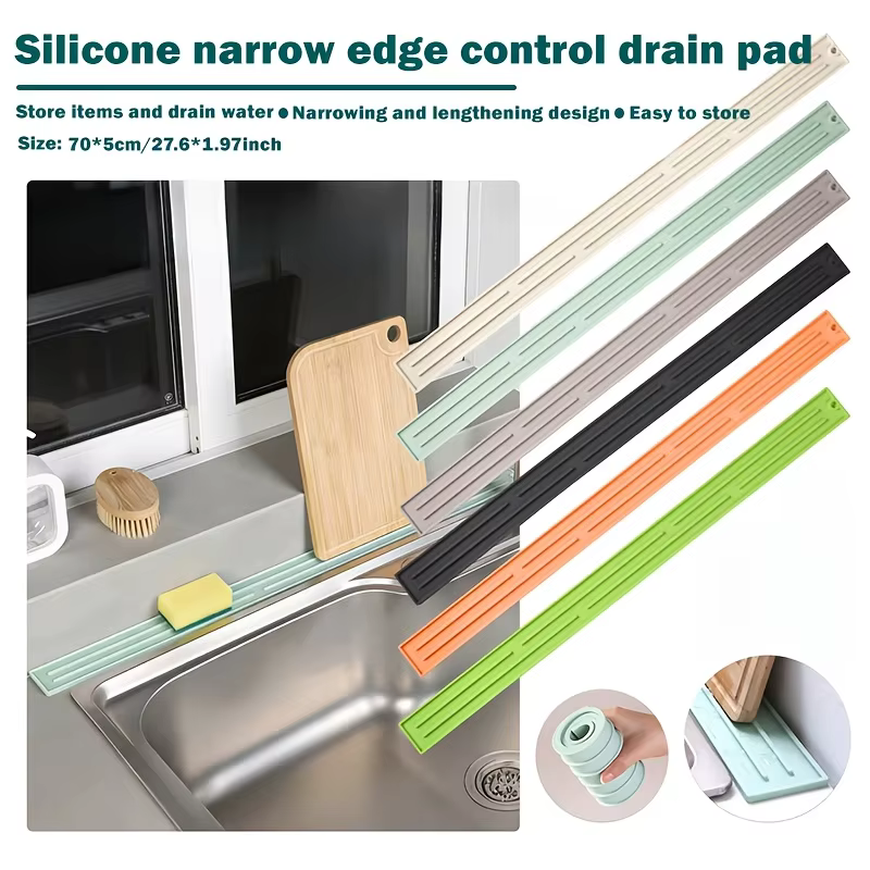 Tapis de séchage en silicone pour comptoir