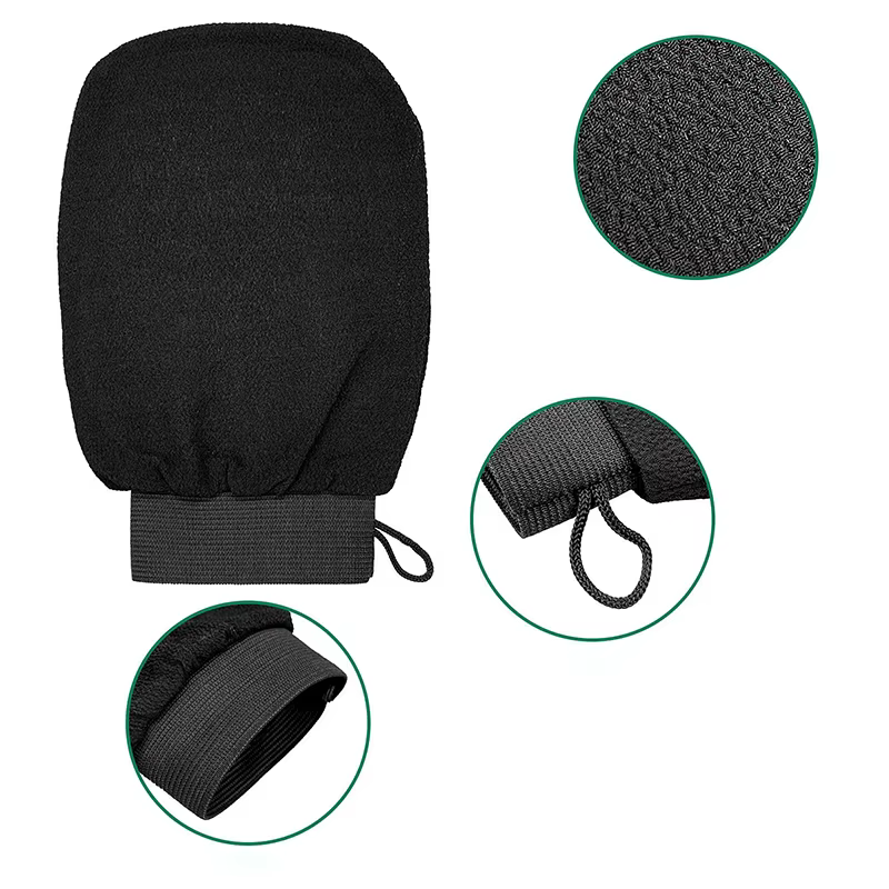 1/2 Paires de Gants Exfoliants pour la Douche, Gants de Gommage Corporel pour Femmes et Hommes, Gadget de Nettoyage Exfoliant