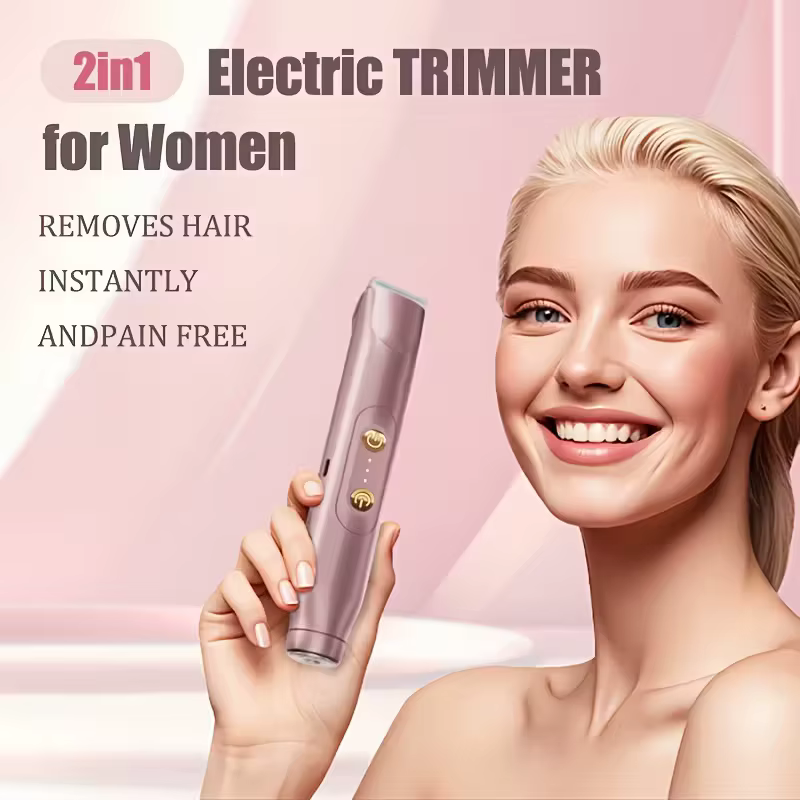 Rasoir électrique pour femmes à double tête