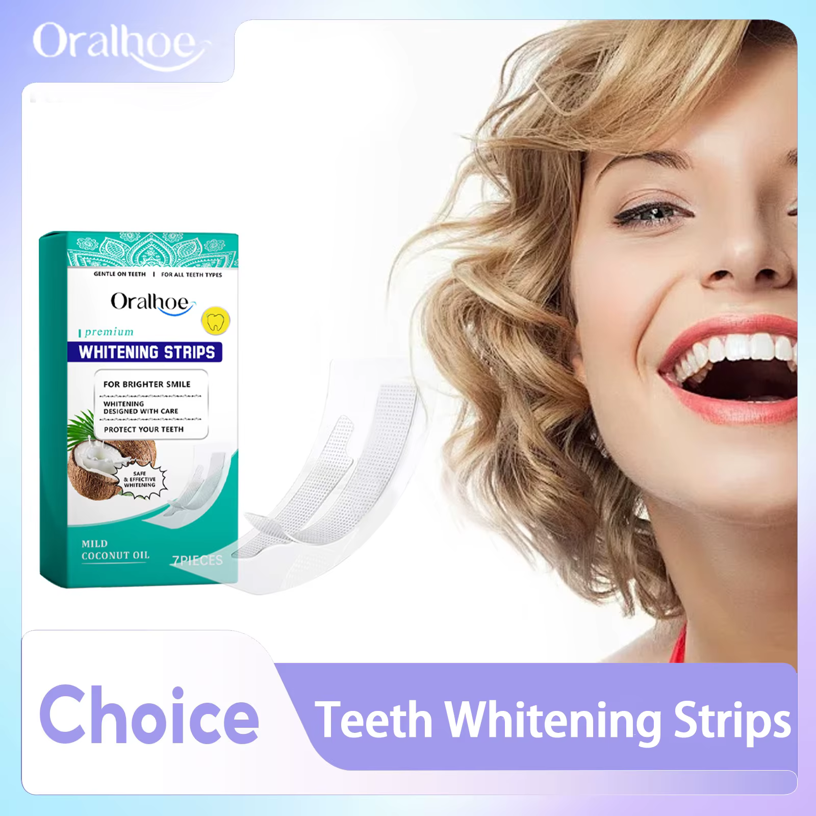 Bandes de blanchiment des dents