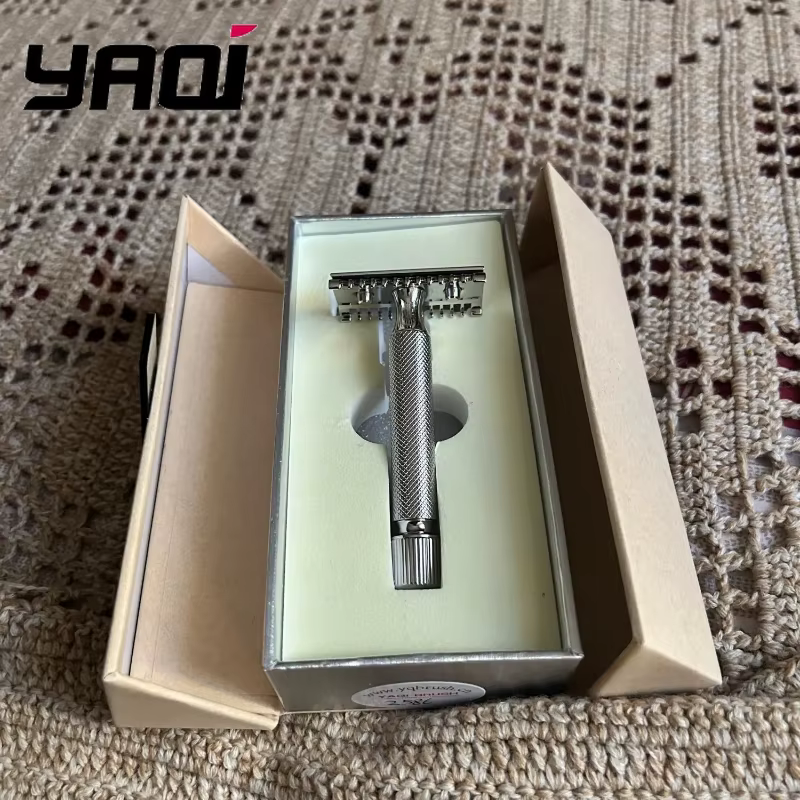 Rasoir de sécurité YAQI BAENZIGER en acier inoxydable 316 - Machine à couper les cheveux professionnelle de haute