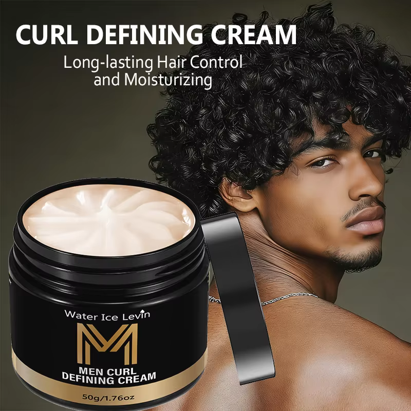 Crème définissante pour boucles Water Ice Levin pour hommes