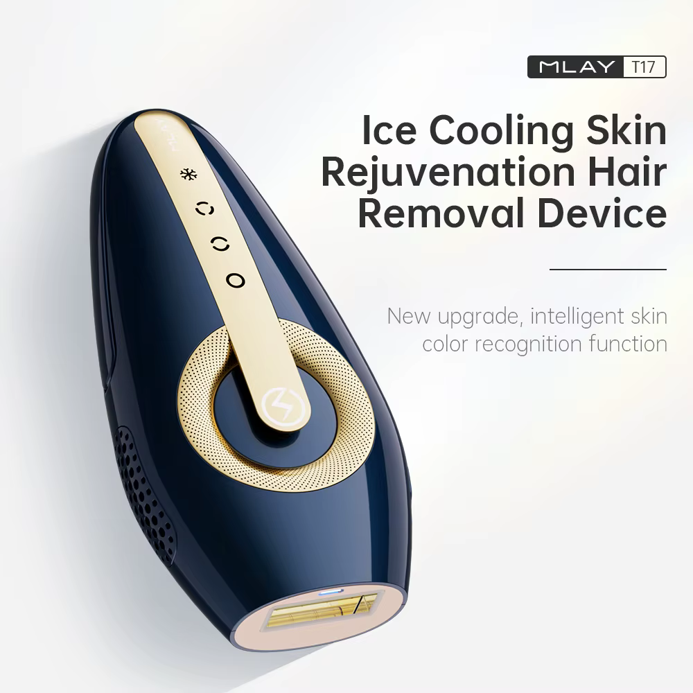 T17 flashs infinis épilation Laser Bikini épilateur glace dispositif froid Portable capteur de peau Machine d'épilation pour femmes hommes