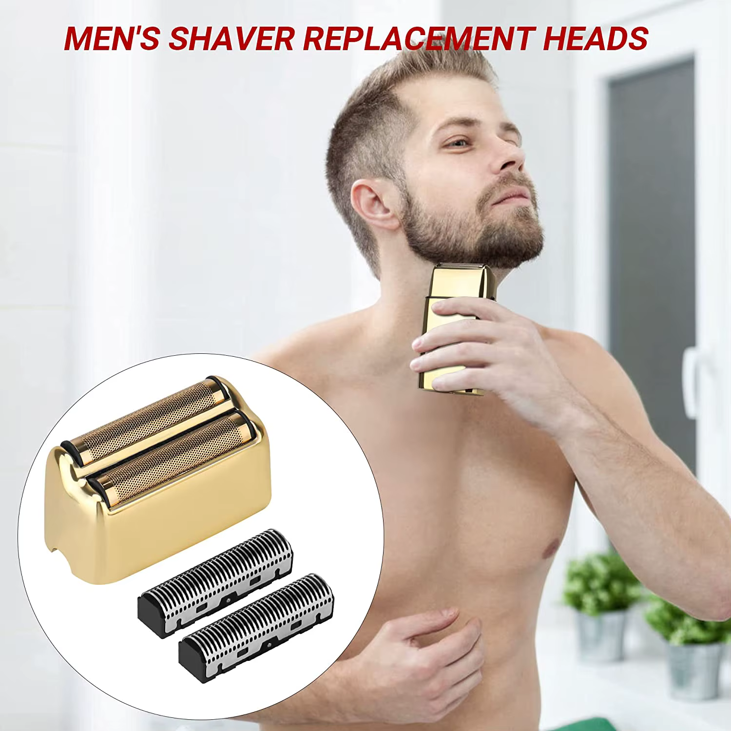 Ensemble de feuilles et lames de rechange professionnelles pour rasoir à Double feuille en métal sans fil BaByliss PRO
