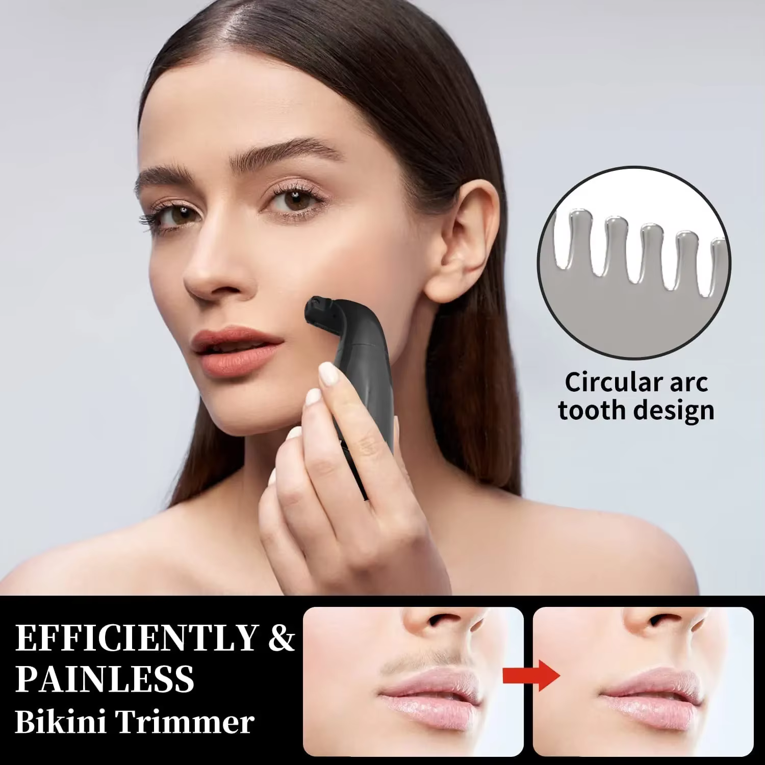 Zone intime coupe de cheveux rasoir de précision hommes ligne de Bikini boules