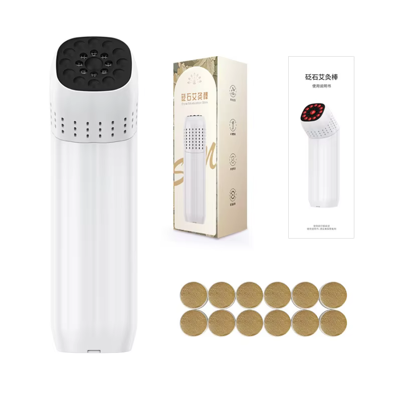 Masseur de grattage de Moxibustion Massage corporel chaud thérapie Moxa chauffage acupression méridien soulager la douleur Instrument de Moxibustion