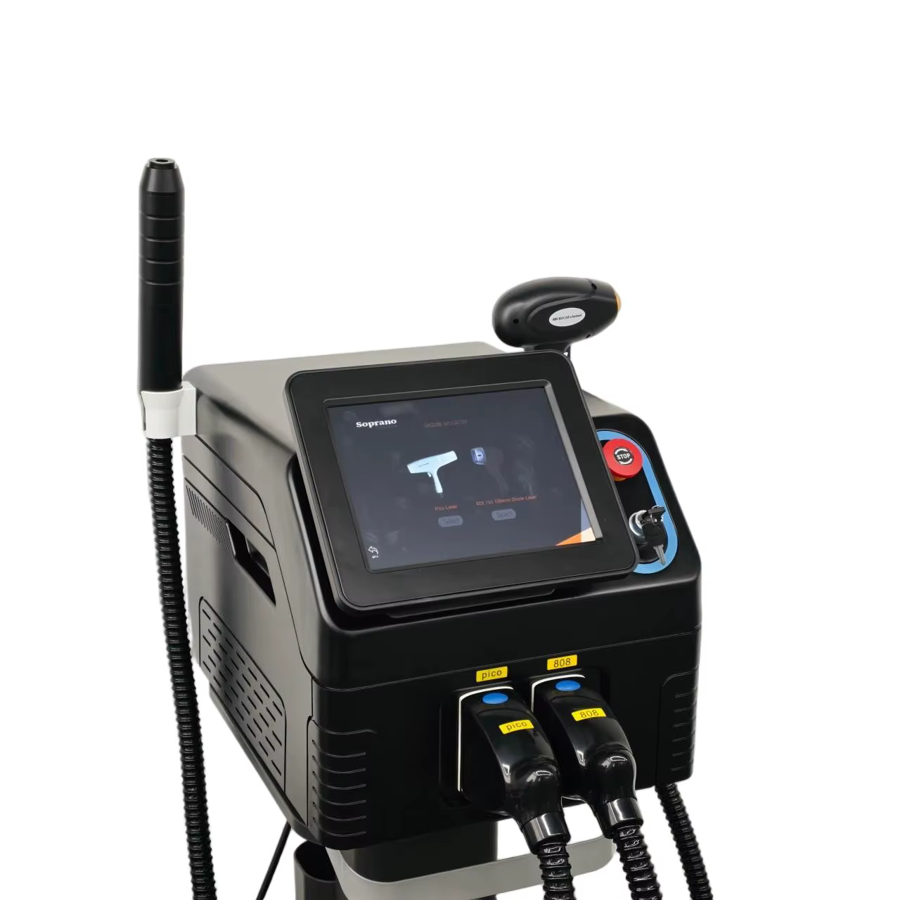 Machine laser 2 en 1 à diode et picoseconde – Épilation + Détatouage – 4 longueurs d'onde