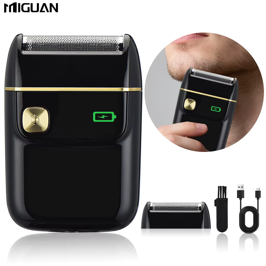 Rasoir électrique rechargeable par USB - Lames oscillantes