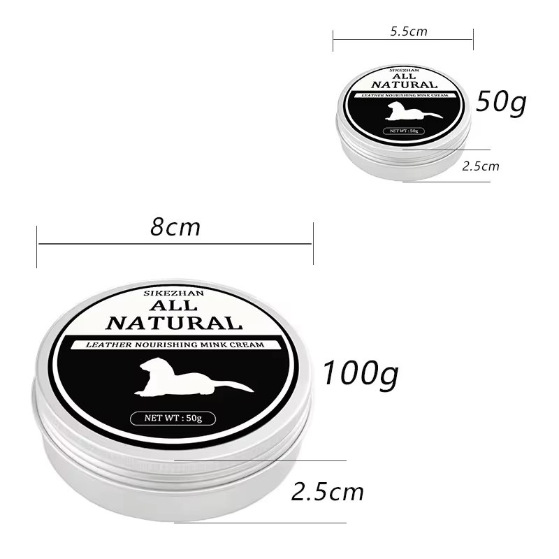 Crème de nettoyage du cuir de voiture, huile d'entretien des sièges, restauration du cuir, huile de vison, crème, canapé en cuir, polissage intérieur de voiture