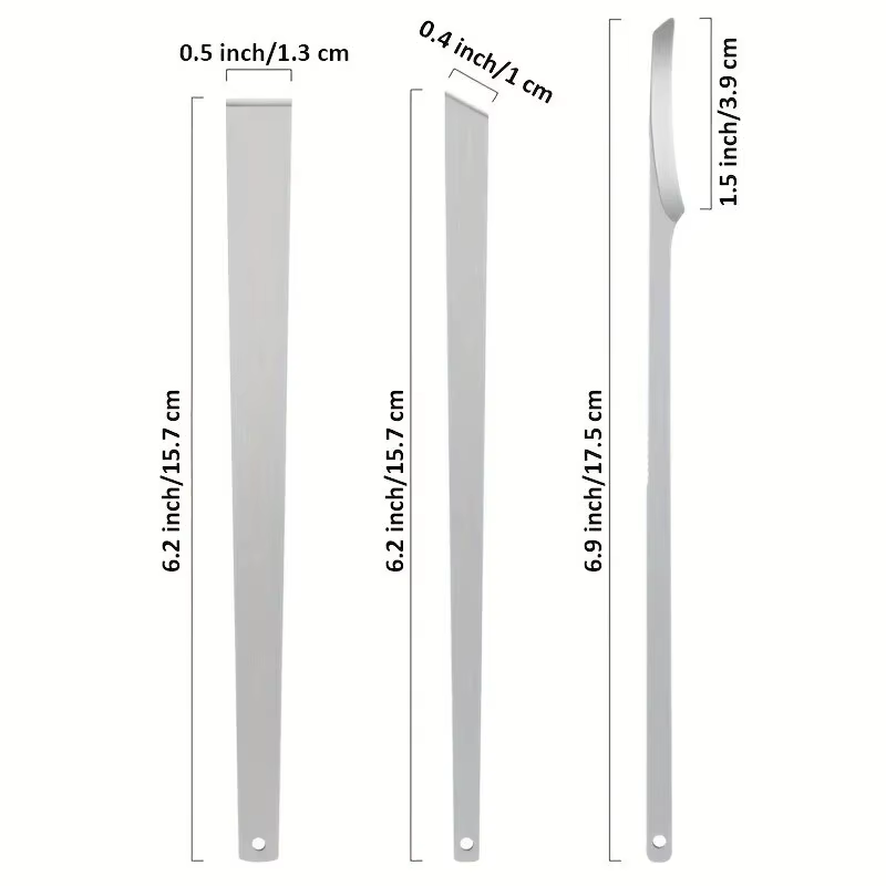 Ensemble de pédicure professionnel 3 pièces: outils de soins des pieds en acier inoxydable pour l'élimination des ongles incarnés