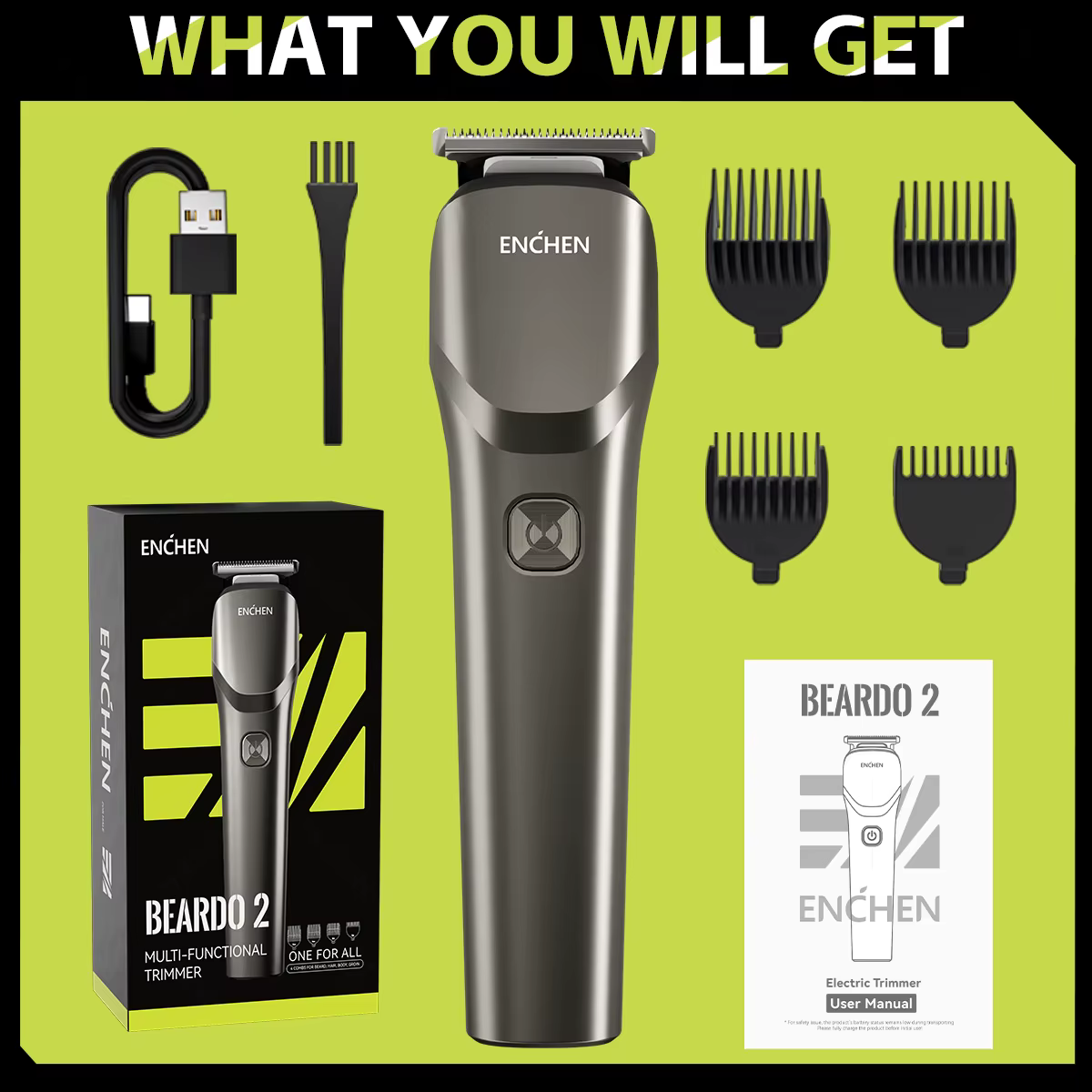 ENCHEN Beardo 2 tondeuse électrique