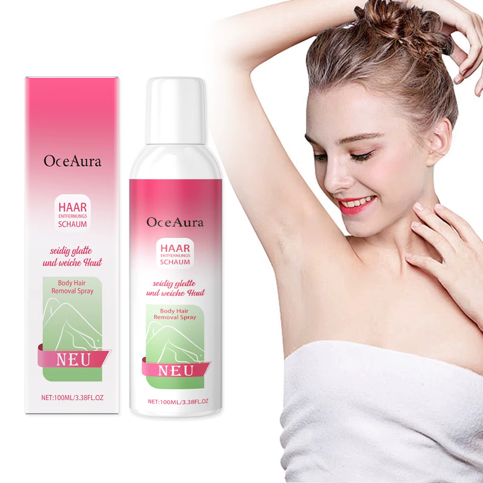 Spray d'épilation permanente