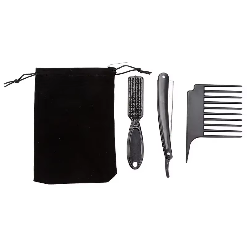 Outil de soin de barbe trois pièces