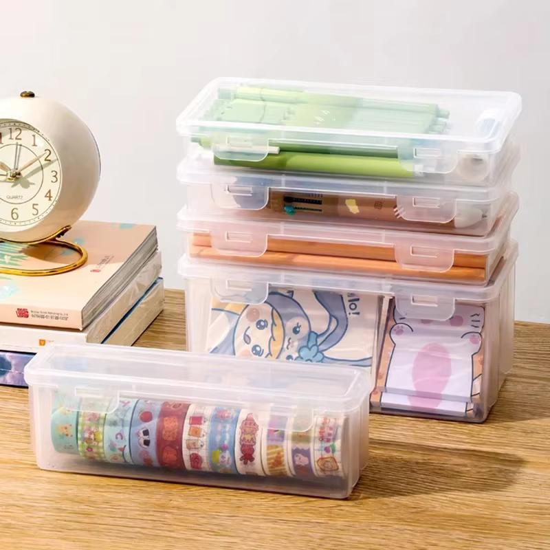 Boîte de rangement transparente pour rasoir