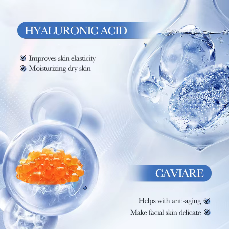 SADOER Caviar nettoyant pour le visage mousse de lavage du visage nettoyant pour le visage nettoyage en profondeur blanchissant Anti-rides hydratant soins de la peau