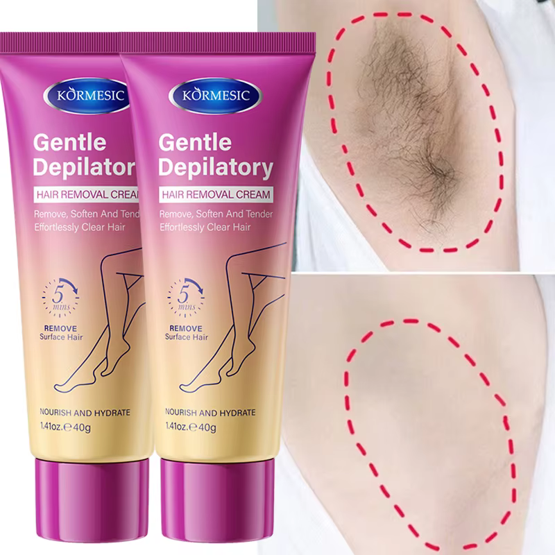 Crème dépilatoire permanente