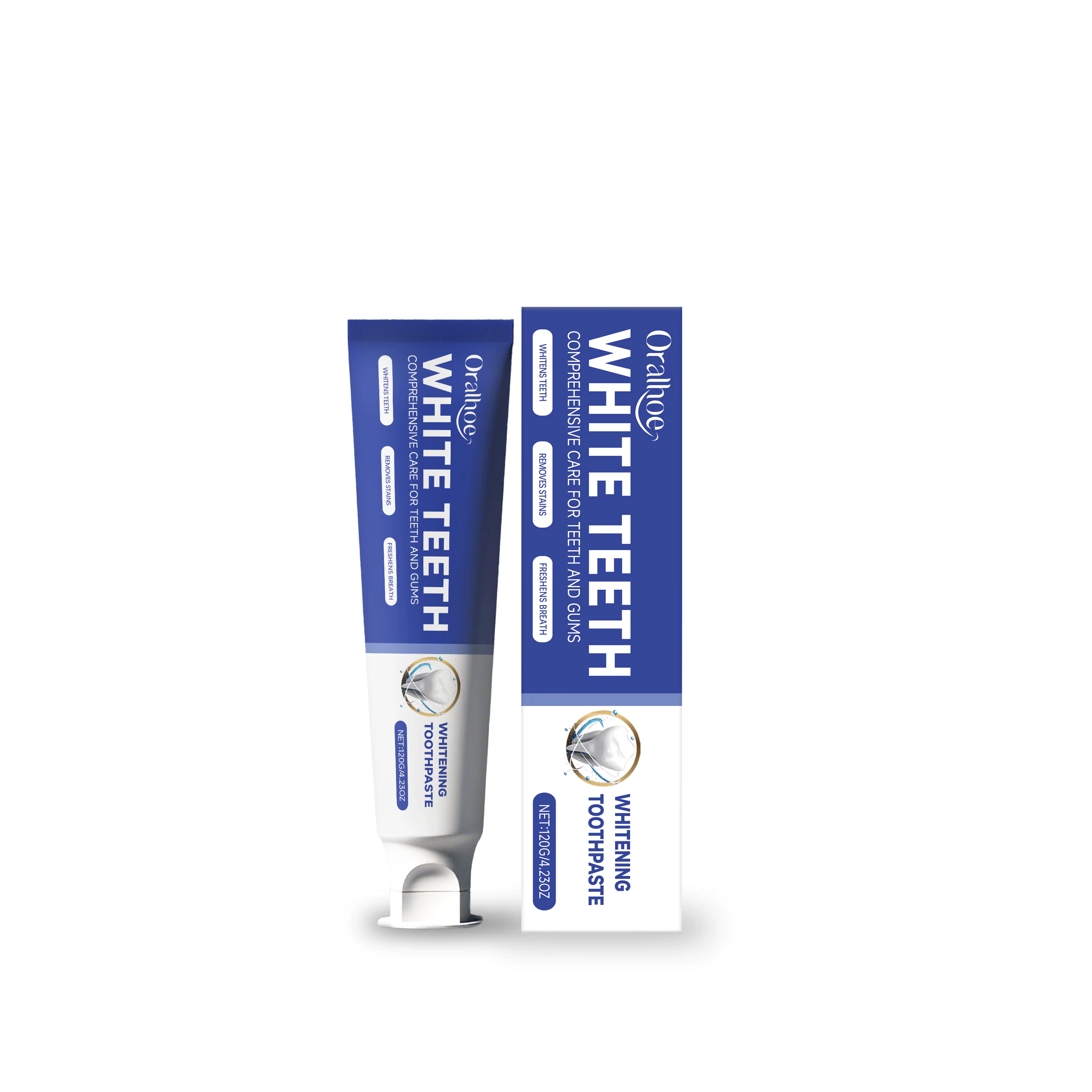 Dentifrice Blanchissant Avancé pour le Nettoyage des Dents, Apaise les Gencives, Haleine Fraîche Efficace, Soin des Gencives