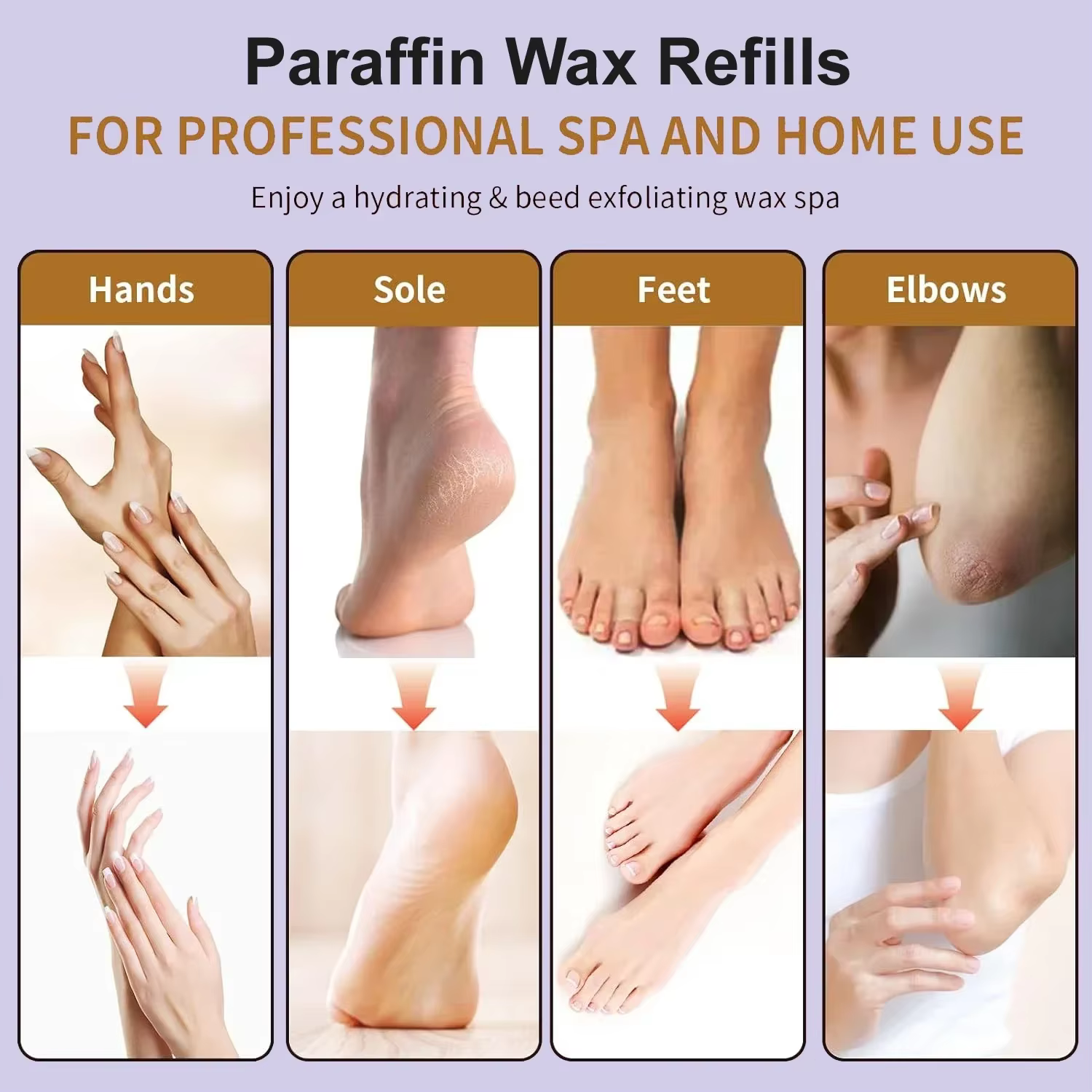 Cire de paraffine soins des mains et des pieds beauté 200g/450g