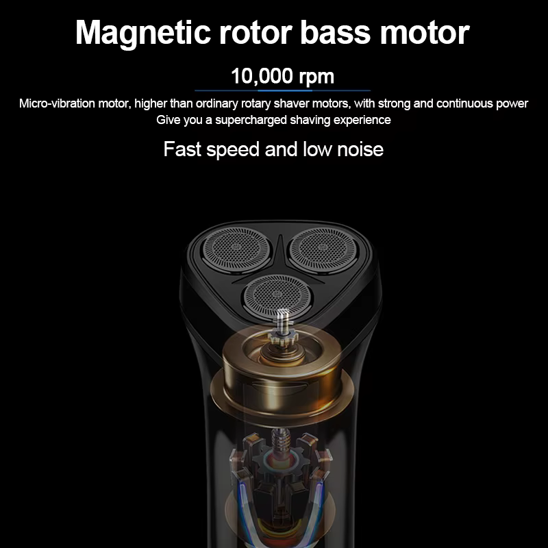 Mini rasoir électrique hommes visage barbe