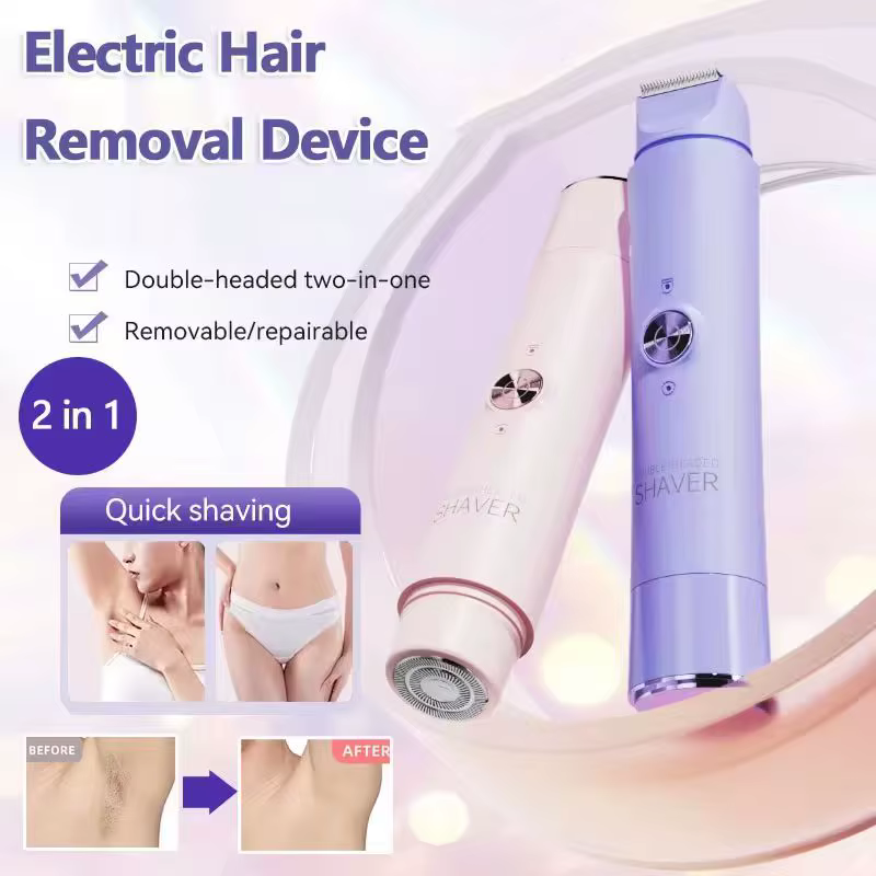 Rasoir électrique rechargeable sans fil 2 en 1