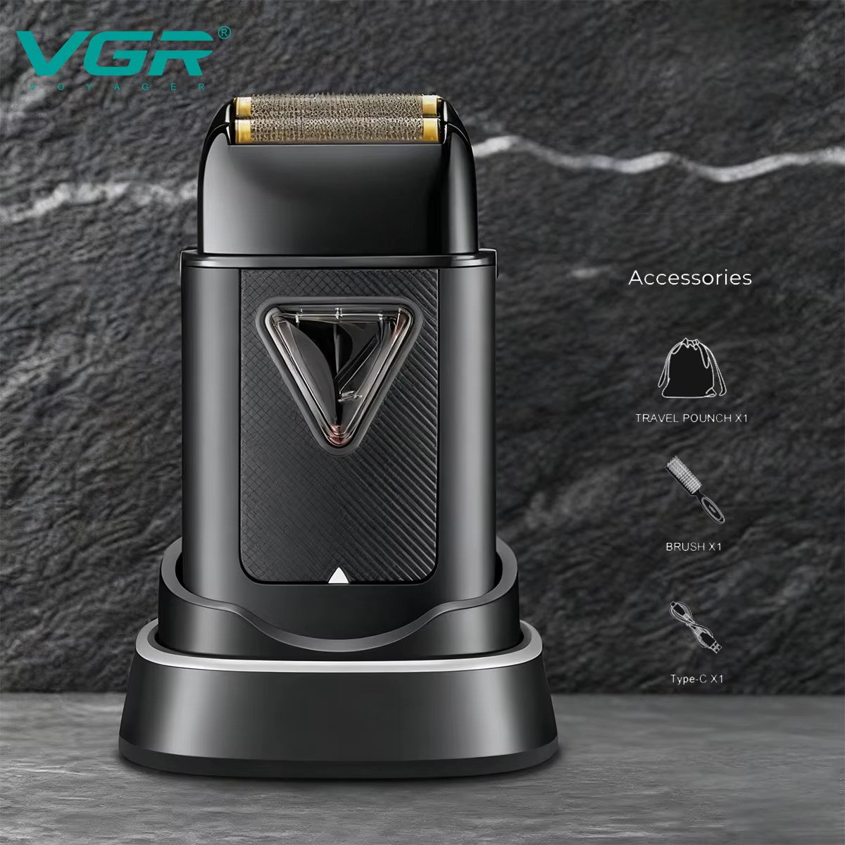 VGR rasoir électrique homme puissant