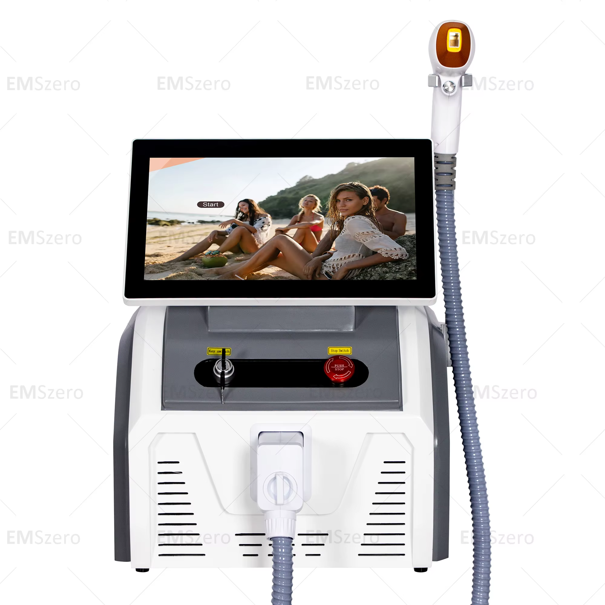 Épilateur professionnel 5000W 808nm à diode pour l'épilation du visage et du corps