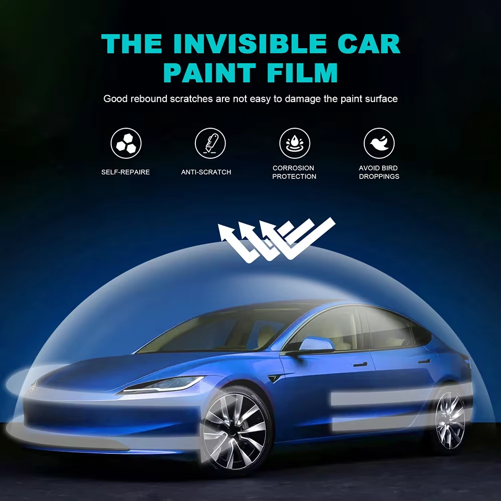 Film de protection de peinture de voiture en TPU mat résistant aux rayures, pour Tesla modèle Y 2020 2021 2022 2023 2024, accessoires PPF, pièces automobiles
