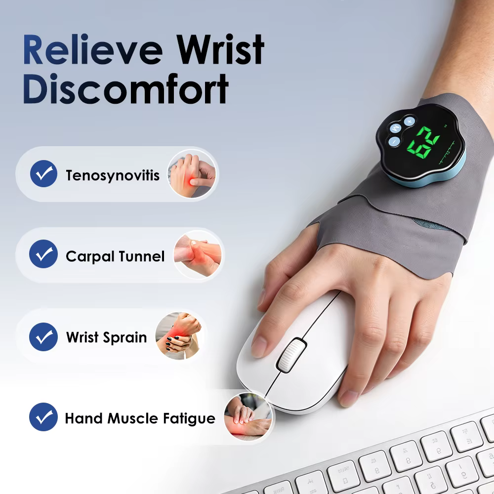 Masseur électrique pour les mains avec micro-courant EMS