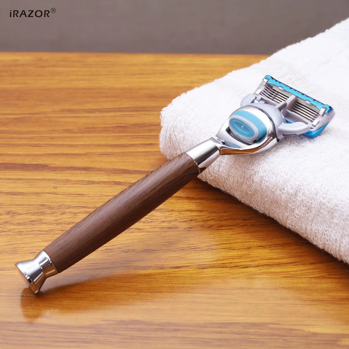 IRAZOR classique 5 couches Fusion sécurité rasoir manuel homme