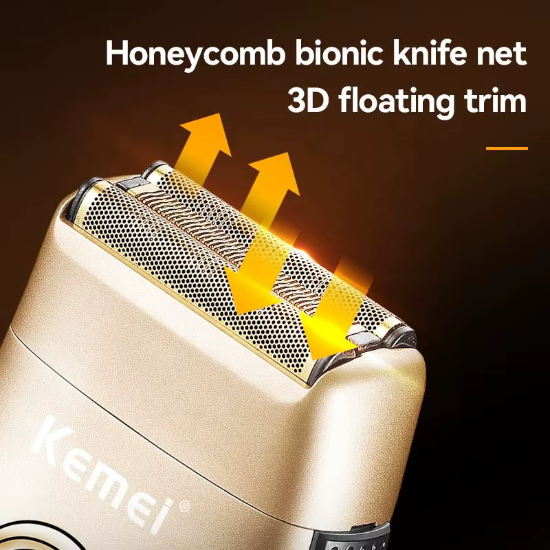 KM-3209 Machine à raser tondeuse à feuilles rasoir Kemei haute qualité trois têtes de lame rasoir électrique