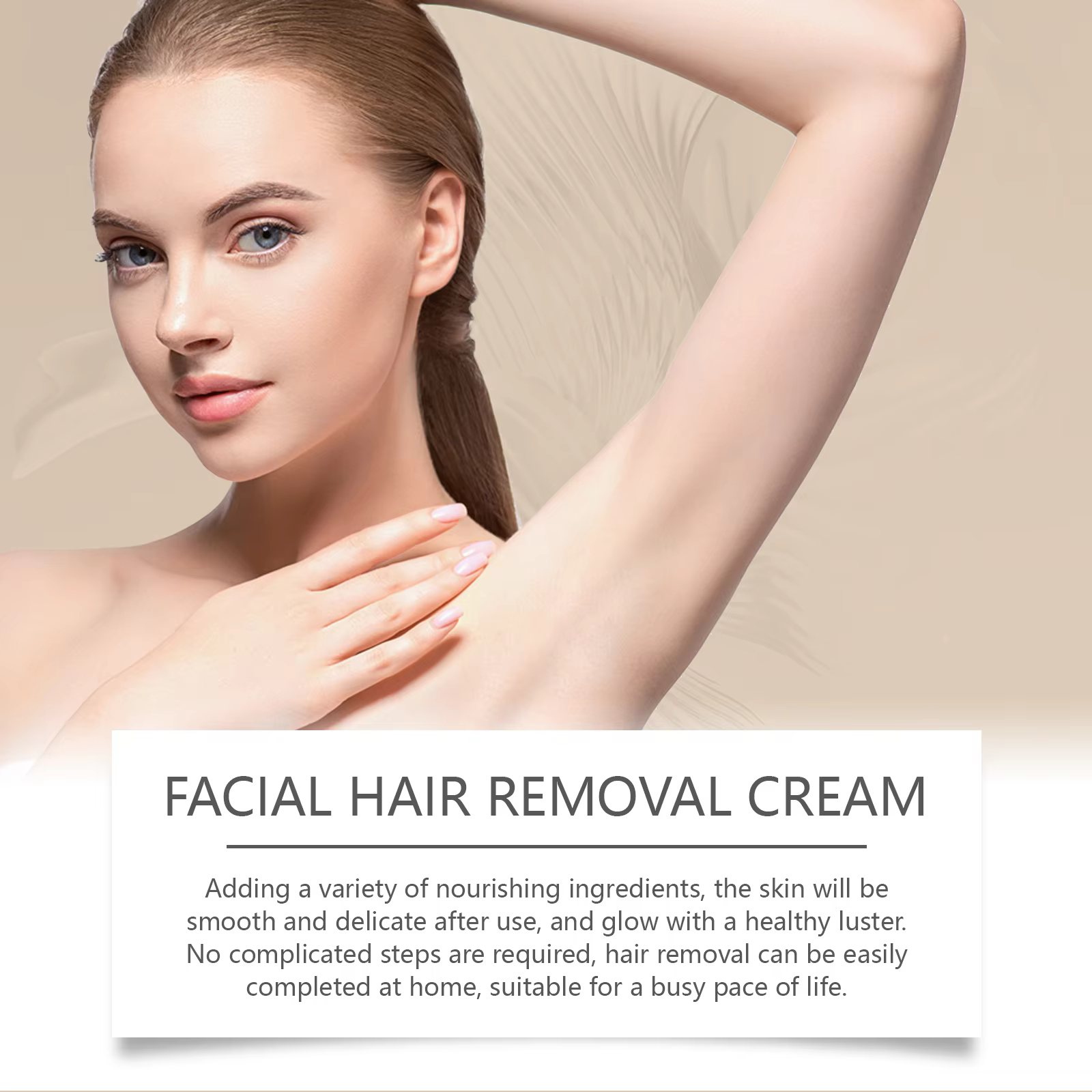 Crème dépilatoire visage et corps