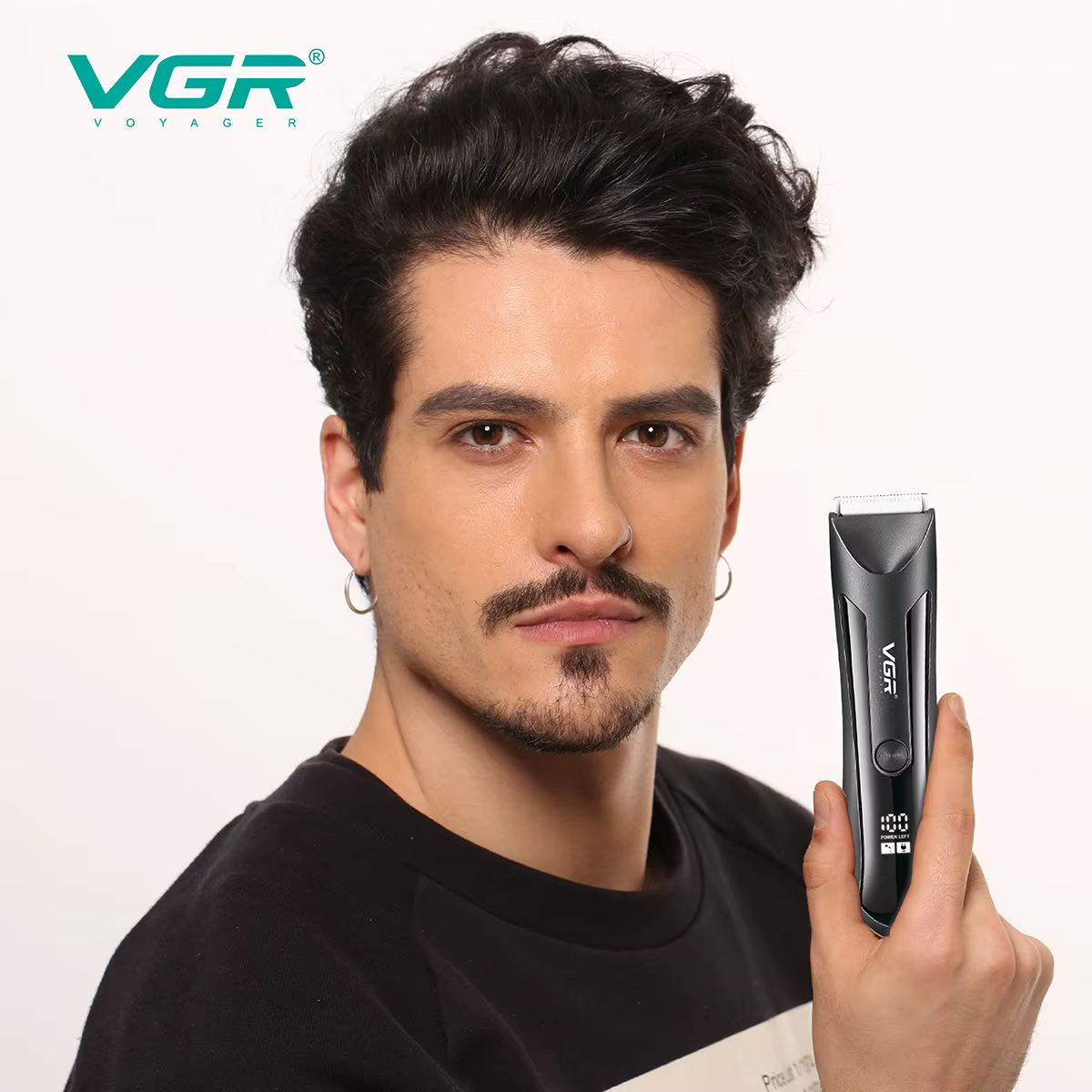 VGR 951 tondeuse à cheveux corps aine Rechargeable boule rasoir/tondeuse hommes électrique pubien barbe