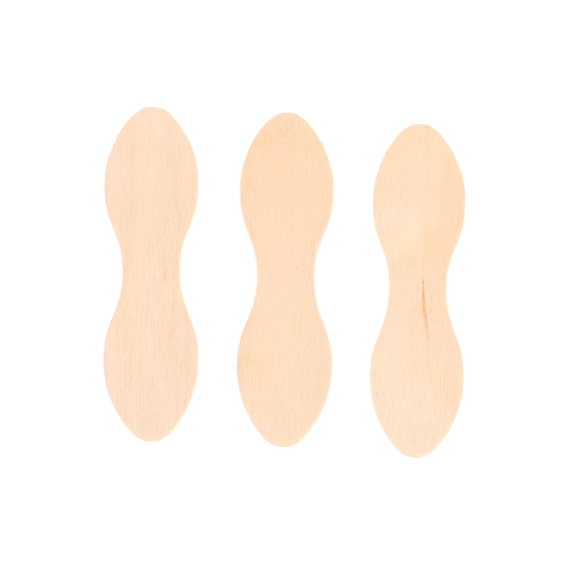 Spatule en bois pour épilation du corps pour femme