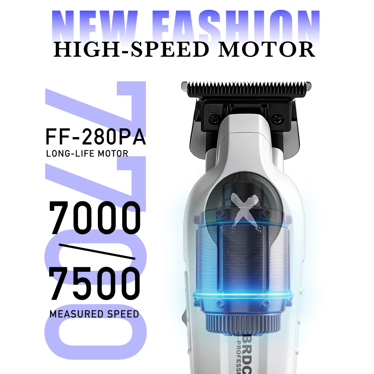 Nouvelle tondeuse à cheveux professionnelle BRDCLIP FA1C FA1T 609 7500RPM