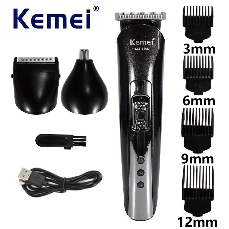 Rasoir électrique Kemei KM-1506 3 en 1