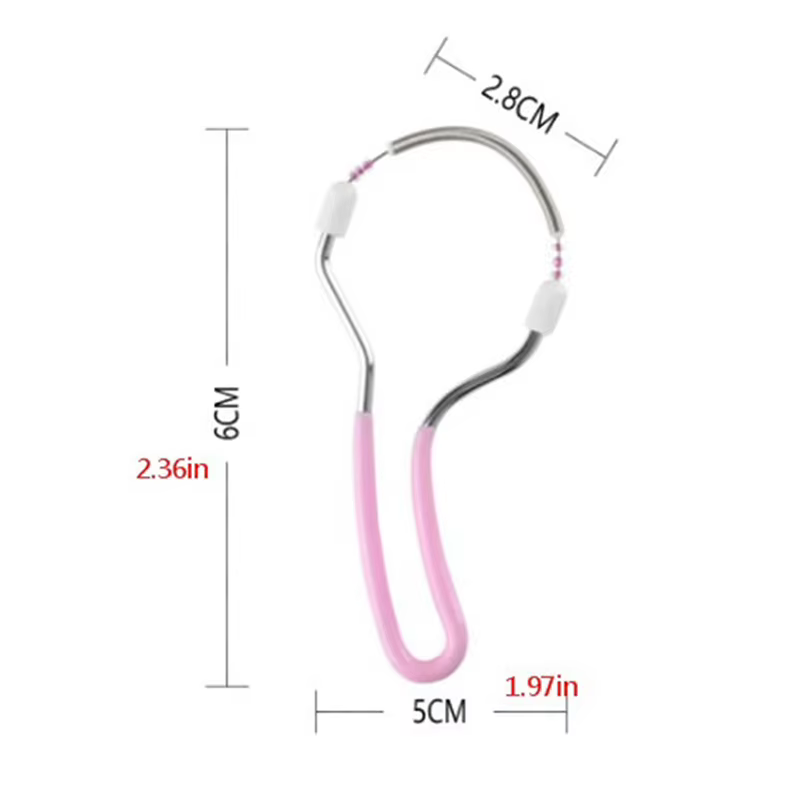 Épilateur facial à ressort pour poils fins