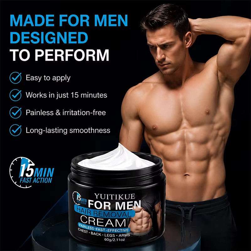 Crème dépilatoire YUITIKUE pour hommes