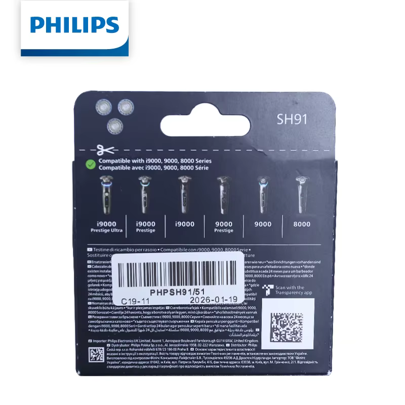 Tête de rasage de rechange Philips SH91