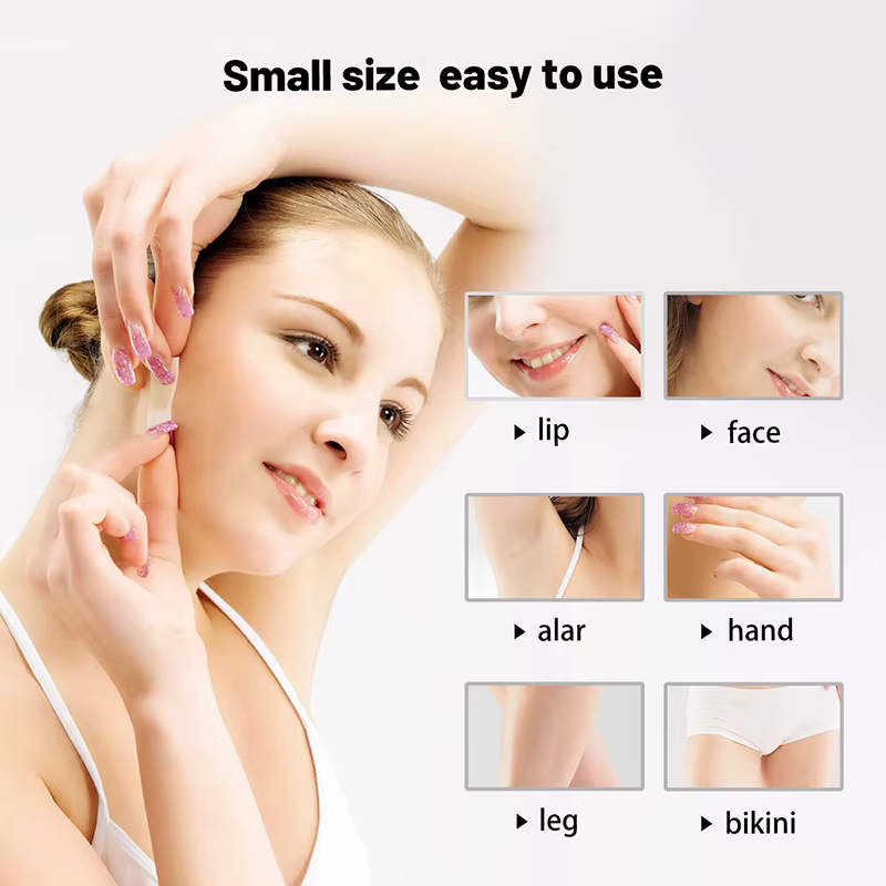 12/24 pièces bandes de cire pour les lèvres du visage