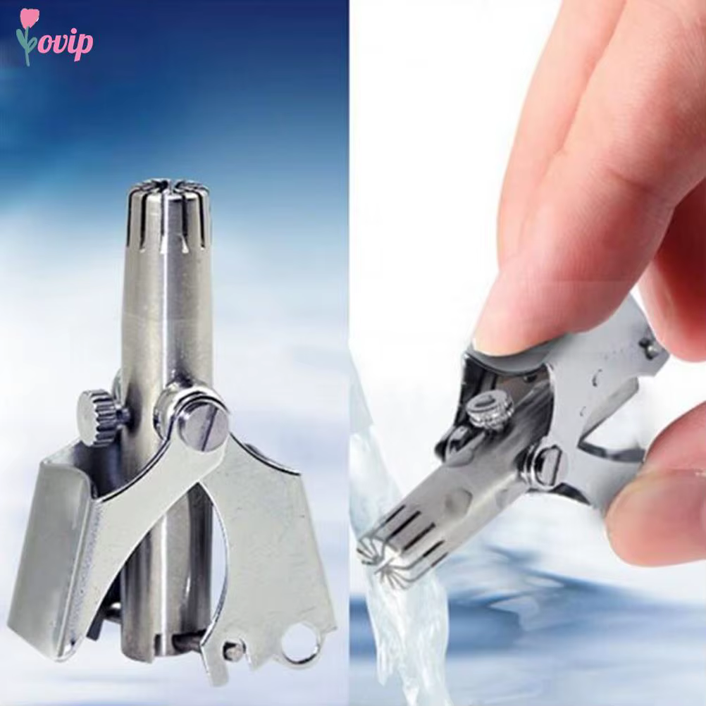Tondeuse manuelle en acier inoxydable lavable pour hommes