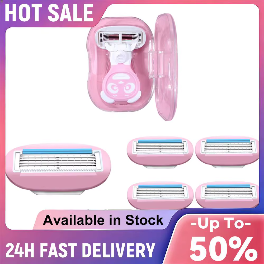 Rasoir portable pour femmes avec tête de coupe remplaçable