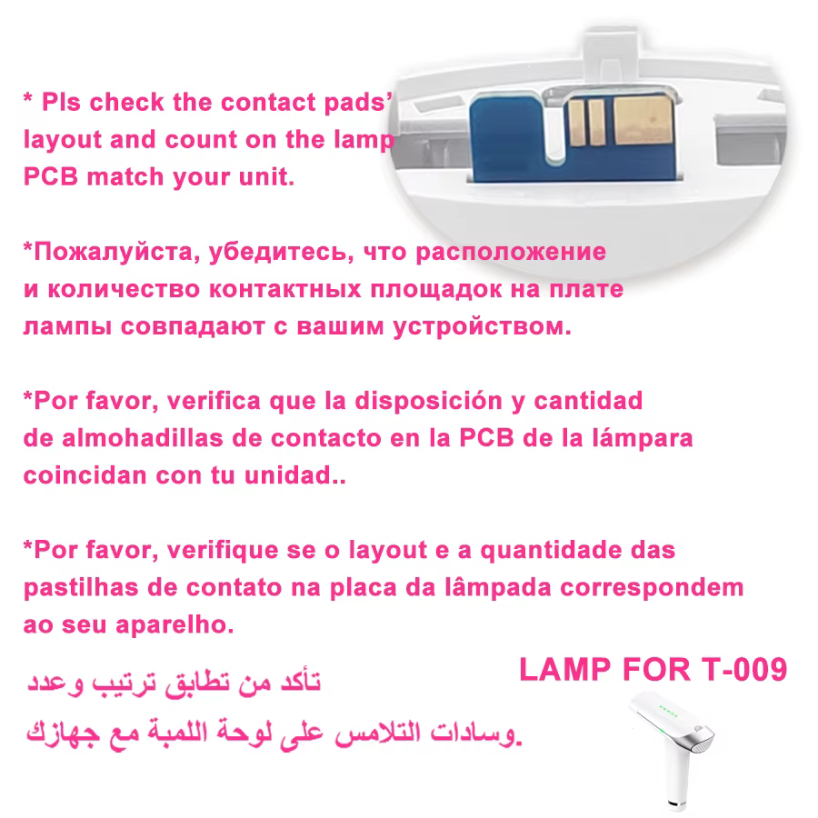 Lampe épilatoire IPL pour dispositif d'épilation au Laser Lescolton