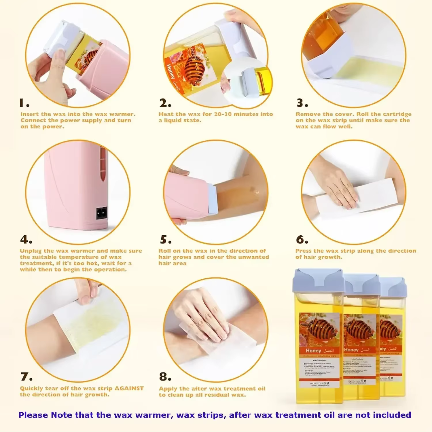 Kit d'épilation à la cire roll-on 2026 pour tous types de peau