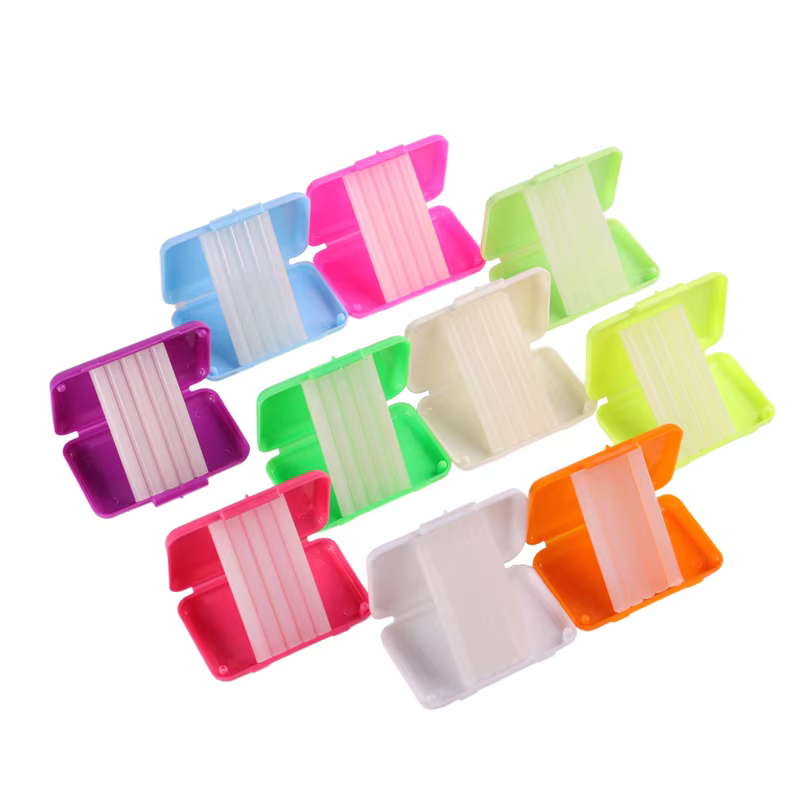 5 pièces/boîte cire orthodontique dentaire saveur de fruits cire orthodontique pour l'abrasion orale Reiieffrom gomme Irritation produits de soins bucco-dentaires