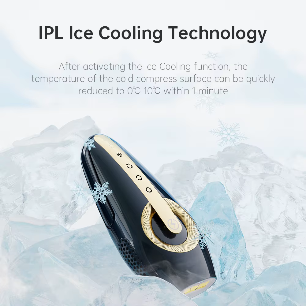 T17 flashs infinis épilation Laser Bikini épilateur glace dispositif froid Portable capteur de peau Machine d'épilation pour femmes hommes