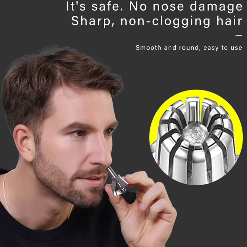 ^ nettoyeur de tondeuse à poils de nez pour hommes et femmes