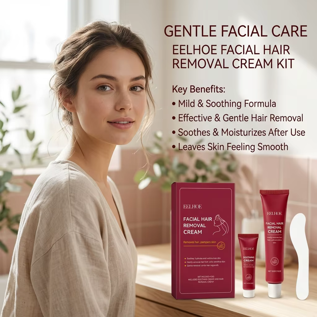 Crème dépilatoire pour le visage