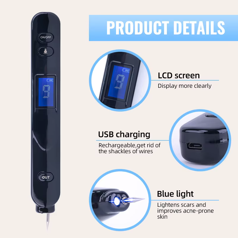 Stylo Laser Plasma Professionnel pour l'élimination des points noirs