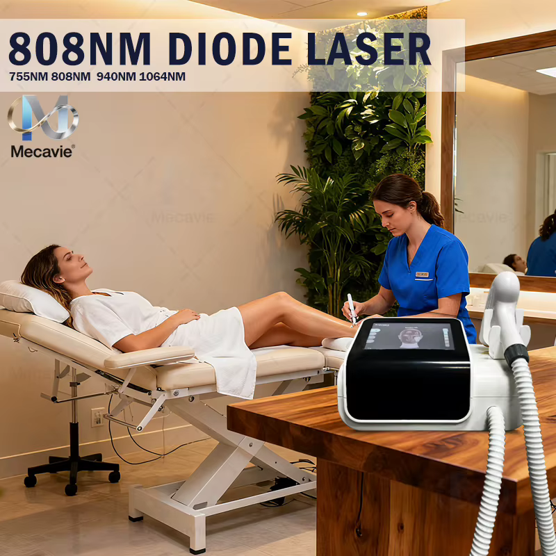 Dispositif d'épilation au Laser à Diode haute puissance 4000W